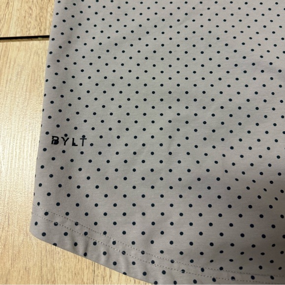BYLT Drop Cut Lux Dotted Polo - Picture 5 of 8